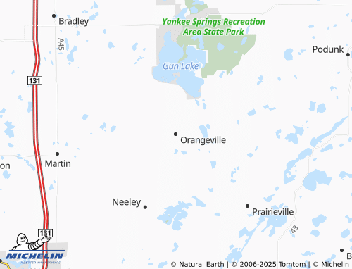 MICHELIN-Landkarte Orangeville - ViaMichelin