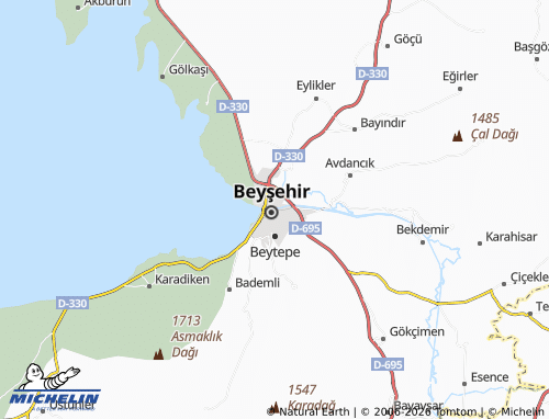 Mappa MICHELIN Dalyan - ViaMichelin