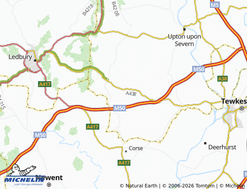 Carte MICHELIN Berrow - ViaMichelin