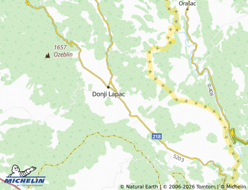 Mapa MICHELIN Gajine - ViaMichelin
