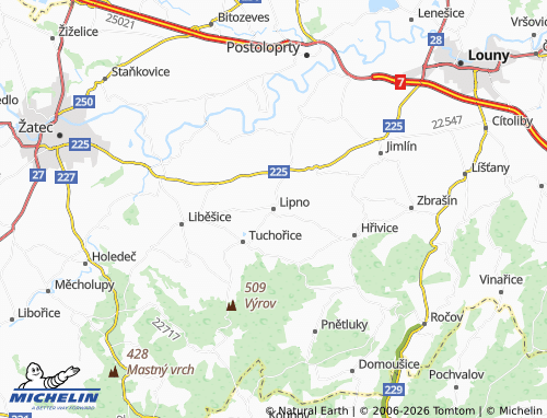 Kaart MICHELIN Lipno - ViaMichelin