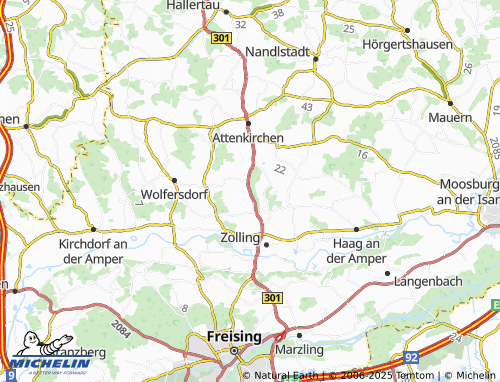 MICHELIN Harland map - ViaMichelin