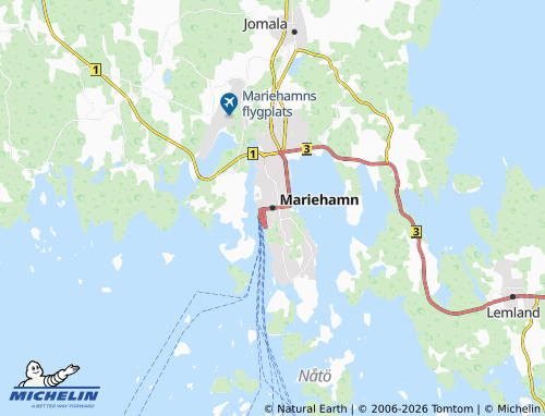 Kaart MICHELIN Mariehamn - ViaMichelin