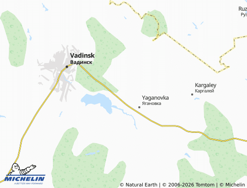 MICHELIN-Landkarte Karmaleyka - ViaMichelin