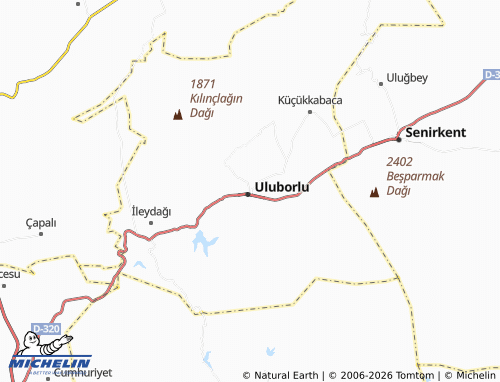 MICHELIN Pazar map - ViaMichelin