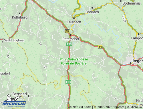 Mappa MICHELIN Ruhmannsfelden - ViaMichelin