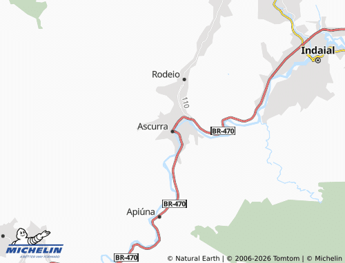 MICHELIN Ascurra map - ViaMichelin