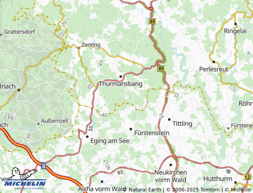 MICHELIN Rabenstein map - ViaMichelin