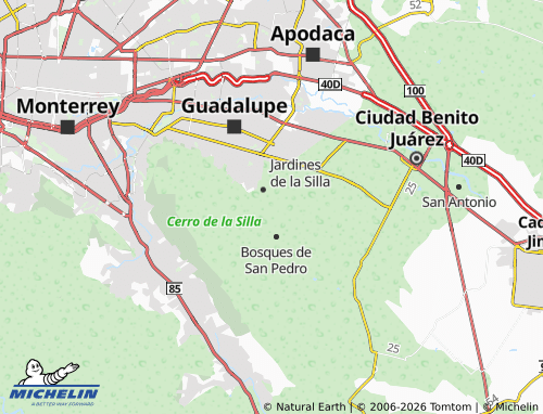 Mappa MICHELIN Rancho Los Ébanos - ViaMichelin