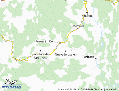 Mapa MICHELIN Los Once Pueblos - ViaMichelin
