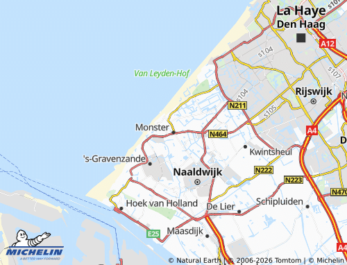 Mapa MICHELIN Monster - ViaMichelin