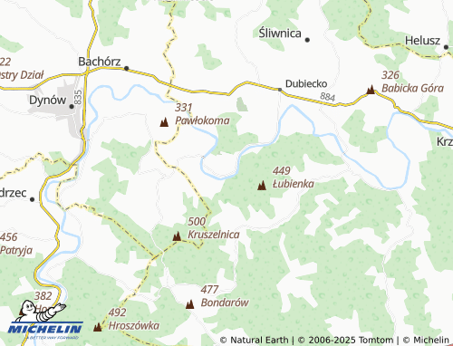 Mapa MICHELIN Słonne - ViaMichelin