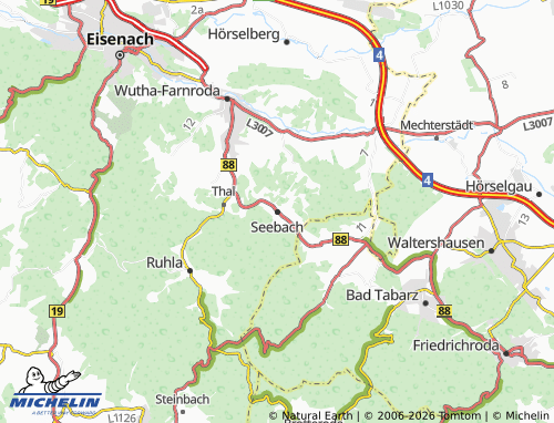 Mapa MICHELIN Seebach - ViaMichelin