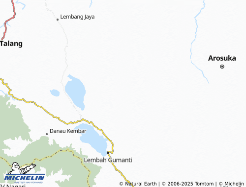 MICHELIN Sungai Nanam map - ViaMichelin