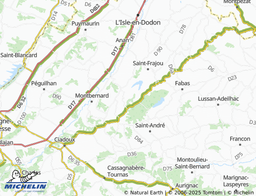 MICHELIN Salerm map - ViaMichelin