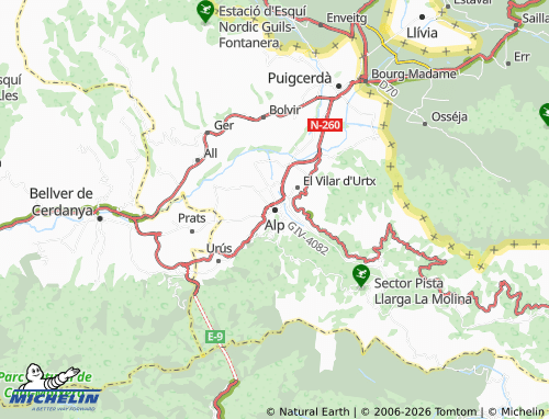 Carte MICHELIN Alp - ViaMichelin