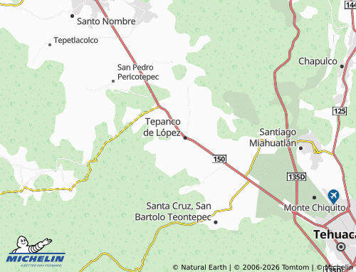 Mapa MICHELIN Santa Cruz - ViaMichelin