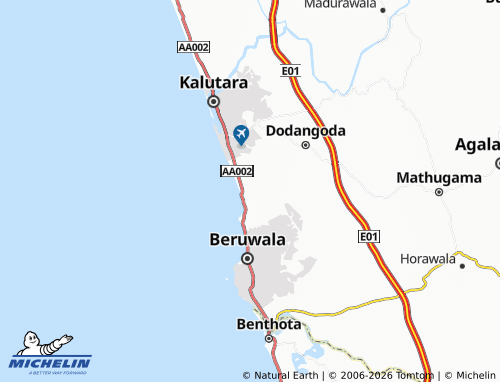 Mappa MICHELIN Mahagammedda - ViaMichelin