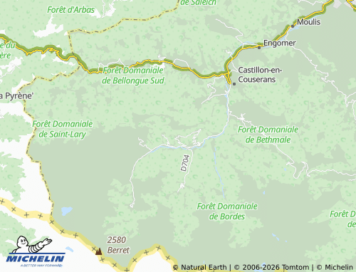 MICHELIN Balacet map - ViaMichelin