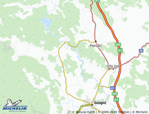 Mapa MICHELIN Dunjevac - ViaMichelin