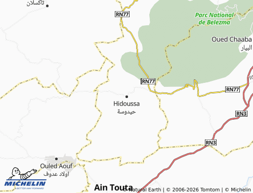 Mappa MICHELIN Haydousah - ViaMichelin