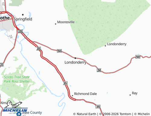 Carte MICHELIN Londonderry - ViaMichelin