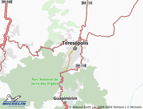 Mapa MICHELIN Cascata Guarani - ViaMichelin