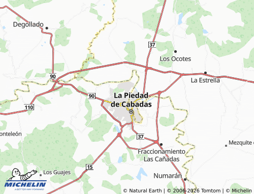 MICHELIN México map - ViaMichelin