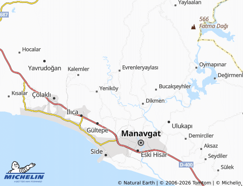 MICHELIN Dolbazlar map - ViaMichelin