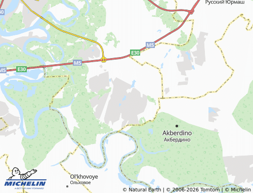 MICHELIN-Landkarte Nagayevo - ViaMichelin