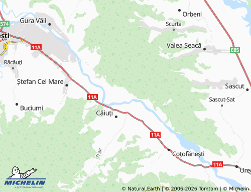 MICHELIN Heltiu map - ViaMichelin