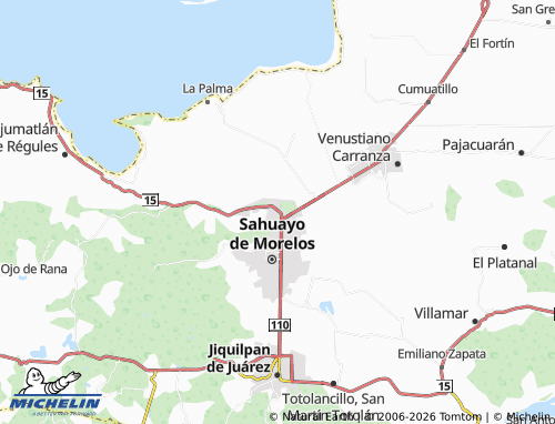 Mapa MICHELIN La Calzonuda - ViaMichelin