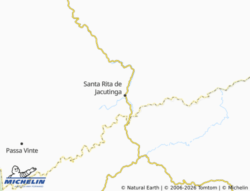 Carte MICHELIN Santa Rita de Jacutinga - ViaMichelin