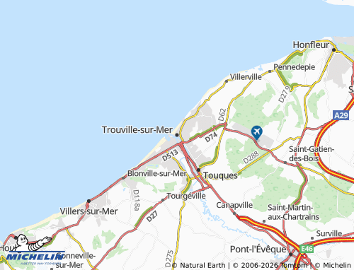 Carte MICHELIN Trouville-sur-Mer - ViaMichelin