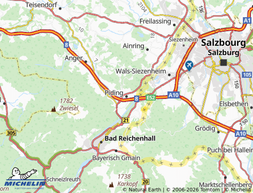 Mappa MICHELIN Piding - ViaMichelin