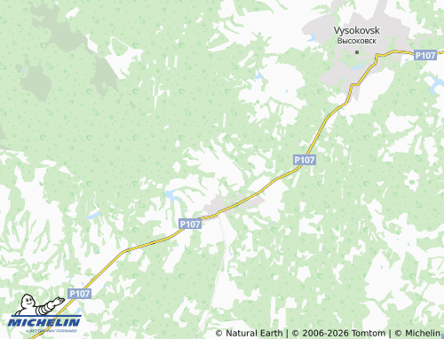 Carte MICHELIN Tikhomirovo - ViaMichelin