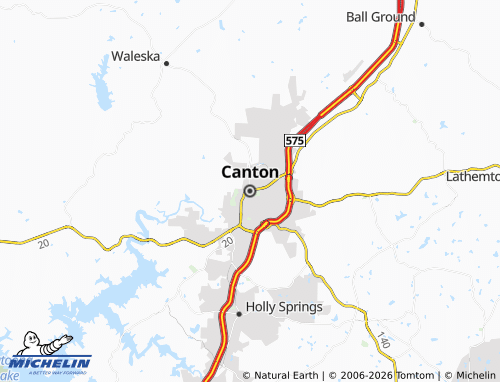 Mappa MICHELIN Canton - ViaMichelin