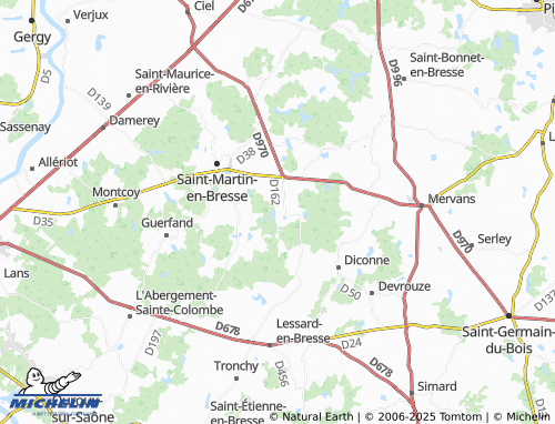 Carte MICHELIN Villegaudin - ViaMichelin