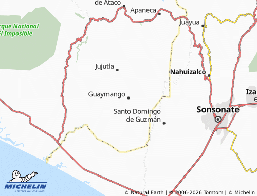 Mappa MICHELIN Guaymango - ViaMichelin