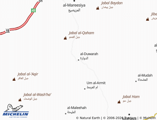 Carte MICHELIN al-Duwarah - ViaMichelin
