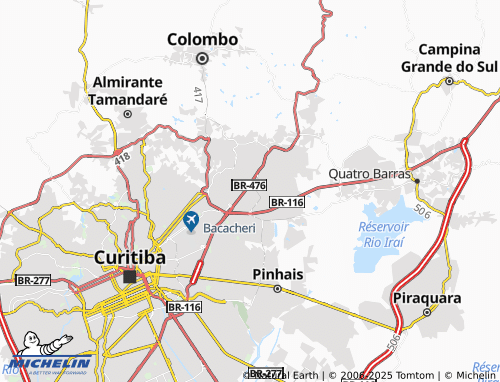 MICHELIN Guarani map - ViaMichelin