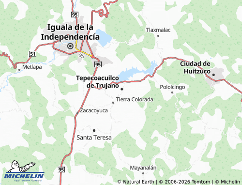 MICHELIN La Sierra map - ViaMichelin