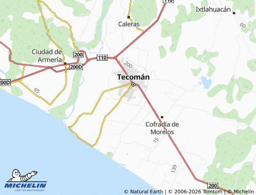 MICHELIN Díaz Ordaz map - ViaMichelin