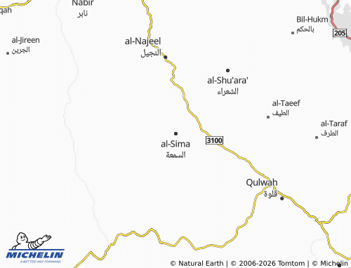 MICHELIN-Landkarte al-Sima - ViaMichelin