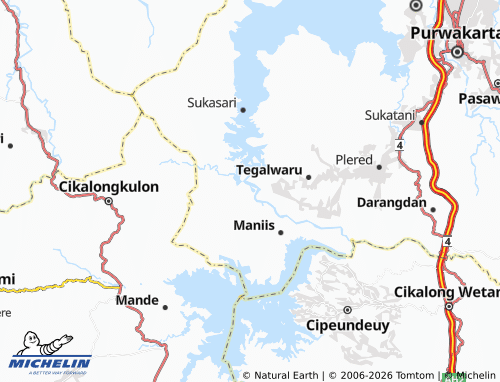 MICHELIN Sukamukti map - ViaMichelin
