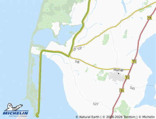 MICHELIN-Landkarte Tygstrup Vang - ViaMichelin