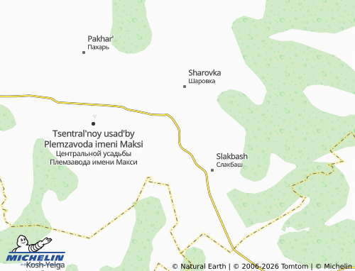 MICHELIN-Landkarte Bulanovka - ViaMichelin
