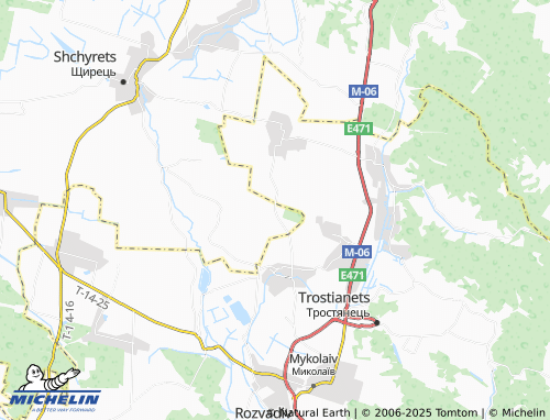 MICHELIN-Landkarte Horbachi - ViaMichelin