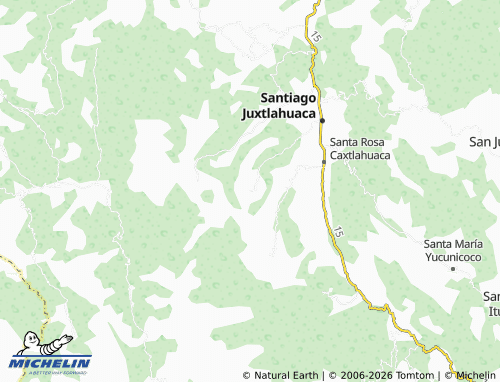 MICHELIN Santa Catarina Noltepec map - ViaMichelin