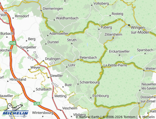 Mapa MICHELIN Petersbach - ViaMichelin